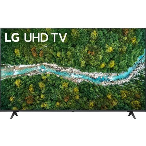 LG 43UP77003LB Smart LED TV, 108 cm, 4K Ultra HD, HDR, webOS ThinQ AI, Sötétszürke, MAGIC távirányítóval 