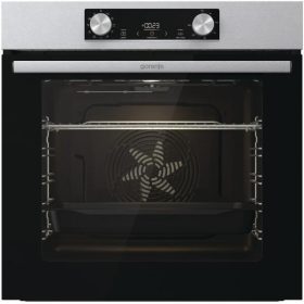   Gorenje BO6735E02XK0 beépíthető sütő, 10 sütőfunkció, AquaClean tisztítás, süllyesztett gomb + érintővezérlés, Pizza funkció, 77 l