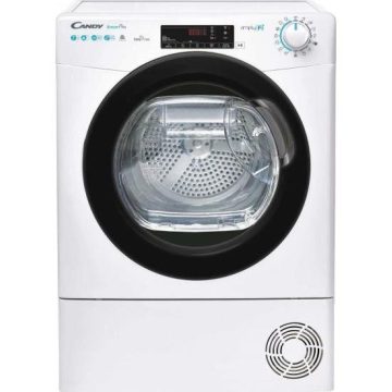   Candy CSO4 H7A1TBE-S Keskeny hőszivattyús szárítógép, 7 kg, 14 program, Wi-Fi, A+ energiaosztály, Bluetooth, Fehér 