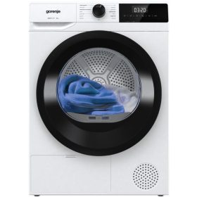   Gorenje D2HNE9C hőszivattyús szárítógép, 9 kg, LED kijelző, TwinAir, AirRefresh, gyűrődésmentesítés, RainDrop továbbfejlesztett dob