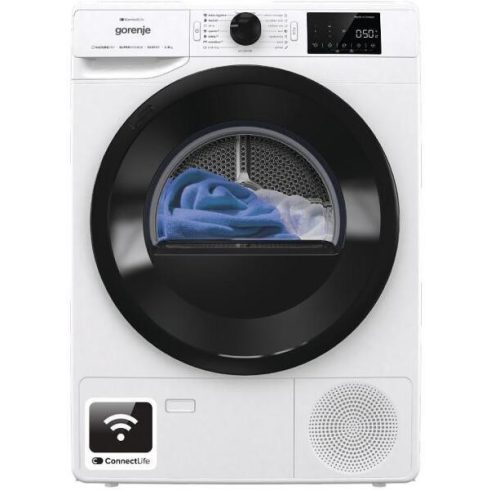 Gorenje DPNE92/GNLWIFI hőszivattyús szárítógép, 9 kg, A++, LED kijelző, TwinAir, AirRefresh, gyűrődésmentesítés, ágynemű program (3 év jótállás fogyasztónak)