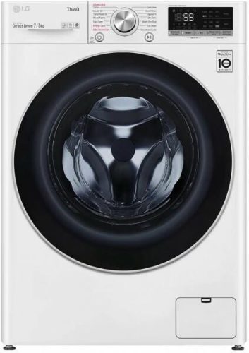 LG F2DV5S7S1E Mosó-szárítógép, 7 kg - 5 kg, 1200 ford./perc, 14 program, TurboWash™, AI DD™, E energiaosztály