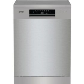   Gorenje GS643E90X mosogatógép, ezüst, 16 teríték, 47 dB(A), érintővezérlés, 3 kosár, AquaStop, 1 órás program