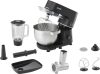 Gorenje MMC1000CSB konyhai robotgép, fekete, 3D-s keverés, dagasztókar, keverőszár, habverő, turmix, húsdaráló, beépített mérleg, 1000 W