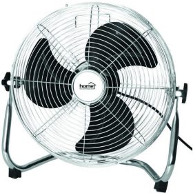   Somogyi Home PVR 35 padlóventilátor, 60 W, 3 fokozat, 35 cm-es lapátátmérő, állítható fejdőlésszög, fém lapátok, fém rács