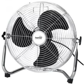   Somogyi Home PVR 50 padlóventilátor, 120 W, 3 fokozat, 50 cm-es lapátátmérő, állítható fejdőlésszög, fém lapátok, fém rács