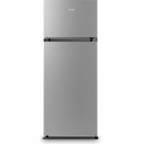   Gorenje RF414EPS4 felülfagyasztós kombinált hűtőszekrény, szürke, 143,6 cm, 165/41 l, mechanikus vezérlés, LED világítás 