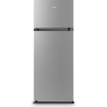   Gorenje RF414EPS4 szabadon álló, felülfagyasztós kombinált hűtőszekrény, 156 l hűtő, 41 l fagyasztó, E energiaosztály, LED világítás, Ezüst 