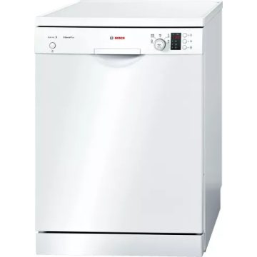   Bosch SMS25AW05E mosogatógép, fehér, 12 teríték, 48 dB(A), 5 program, normál kosár, digitális kijelző, féltöltet opció (2 év garancia)