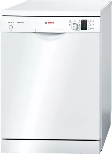 Bosch SMS25AW05E mosogatógép, fehér, 12 teríték, 48 dB(A), 5 program, normál kosár, digitális kijelző, féltöltet opció (2 év garancia)