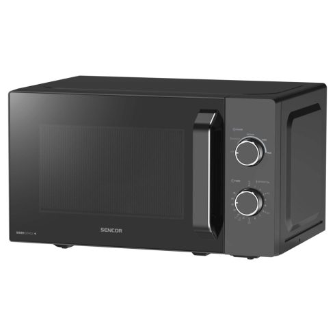 Sencor SMW 1919BK Mikrohullámú sütő, 700 W, 20 L, 5 fokozat, Fehér