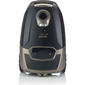  Gorenje VCE48AFBKGO porzsákos porszívó, fekete, turbókefe, HEPA szűrő, 7 szívófej, LED kijelző, Ultra silent, Pet edition, 890 W