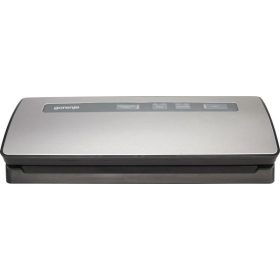  Gorenje VS120E vákuumcsomagoló, inox, 12l/perc vákumozó teljesítmény, elektronikus vezérlés, 120 W