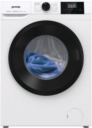 Gorenje W3NGPI72SBS elöltöltős keskeny mosógép, 7 kg, 1200 f/p., 43,5 cm mély, gőzfunkció, inverter motor, dobtisztító program, LED kijelző