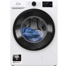   Gorenje WPNEI82A1SWIFI elöltöltős mosógép, 8 kg, 1200 f/p., inverter motor, gőzprogram, LED, WaveActive dob, ExtraHygiene, Tollpehely program