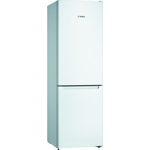 Bosch KGN36NWEA Serie 2 Kombinált hűtőszekrény, 302L, M:186cm, NoFrost, E energiaosztály, Fehér 